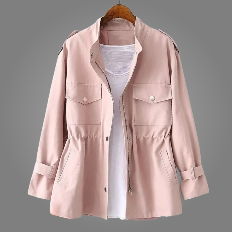 Amelie Wool Blend Belted Overcoat