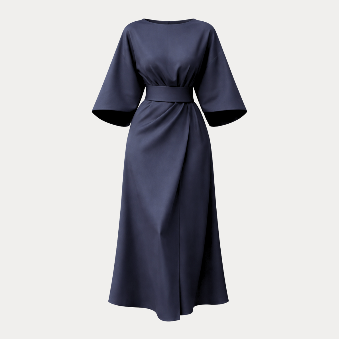 Alma Wrap Midi Dress
