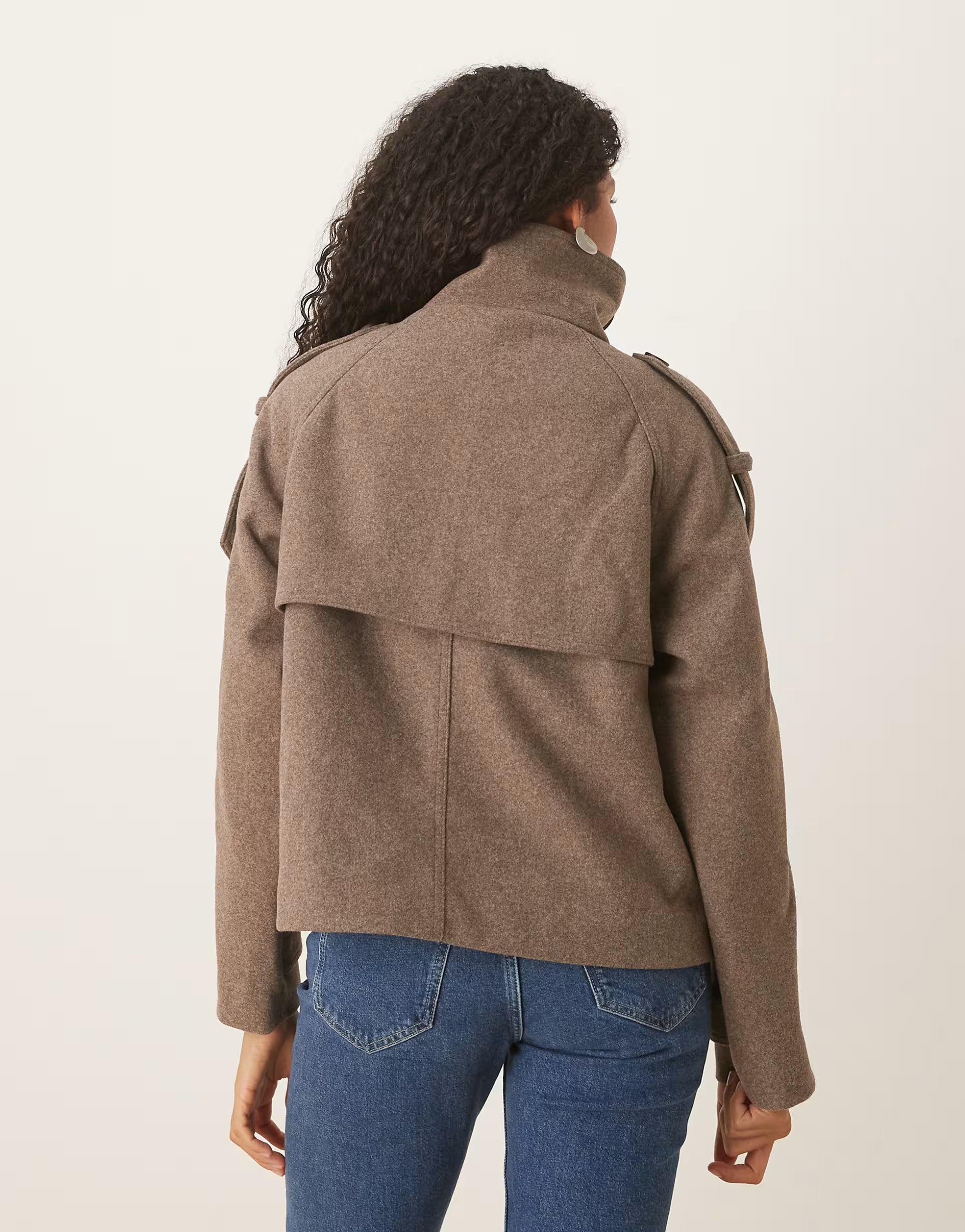 Clara | Wool Blend Double-Breasted Coat