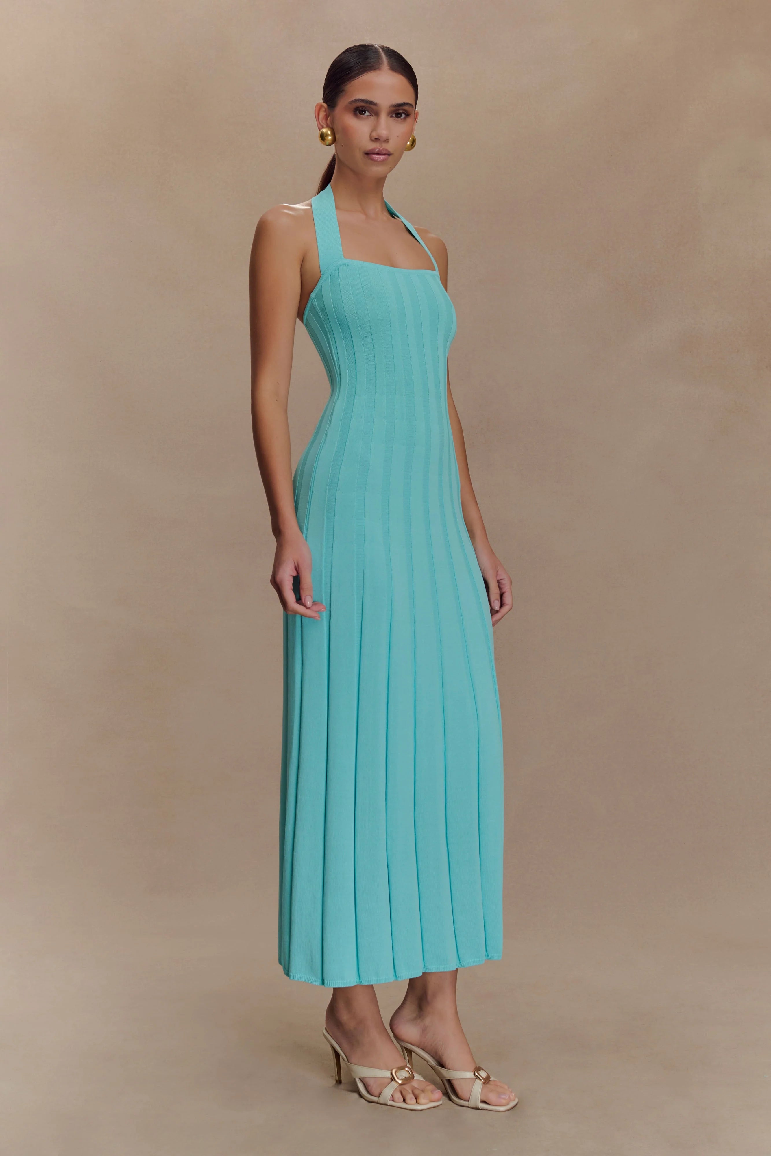 Soraya | Halter Midi Dress