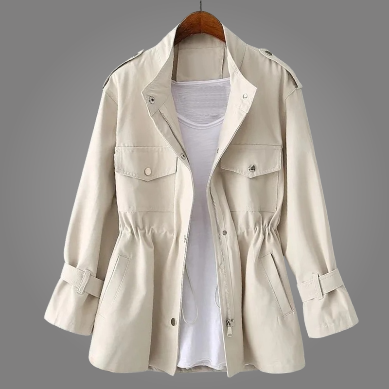 Amelie Wool Blend Belted Overcoat