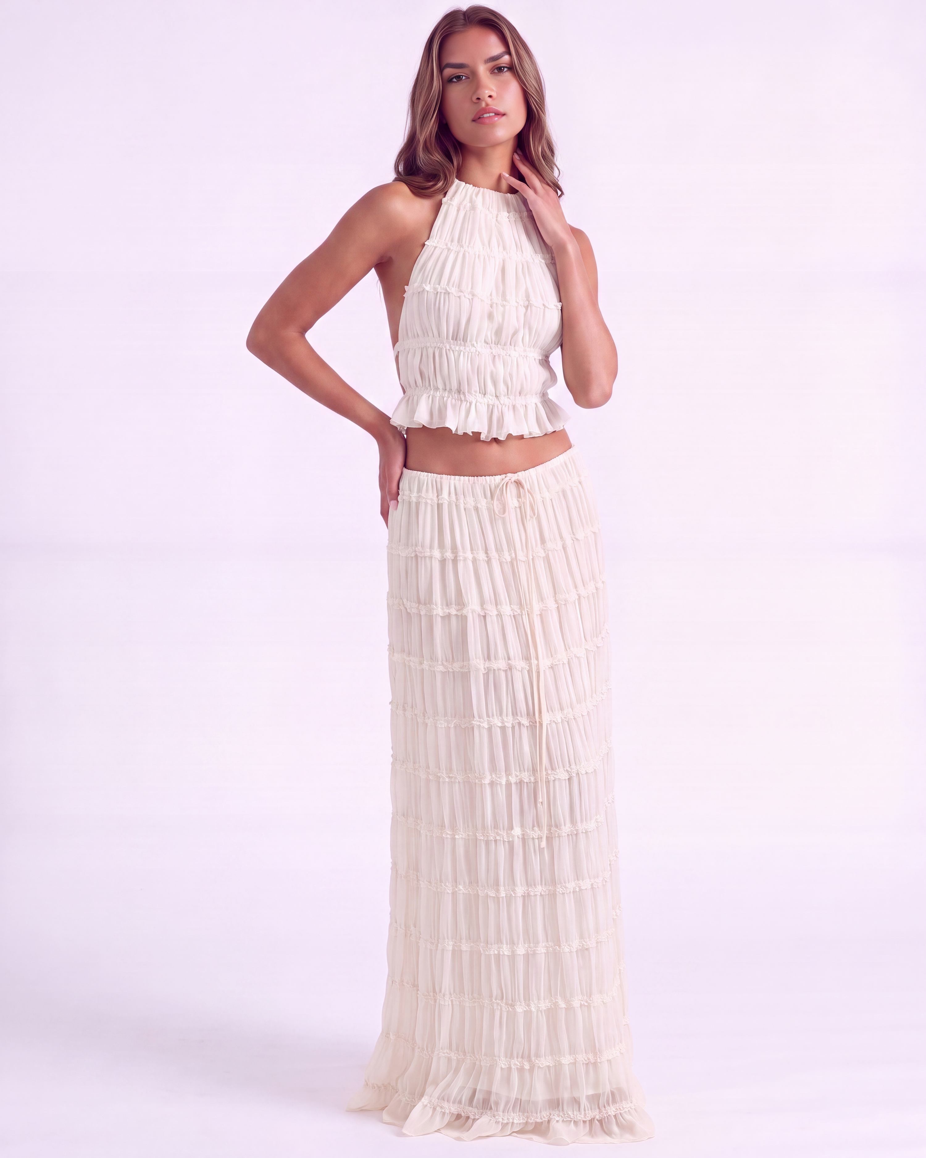 Soleil Two Piece Maxi Dress