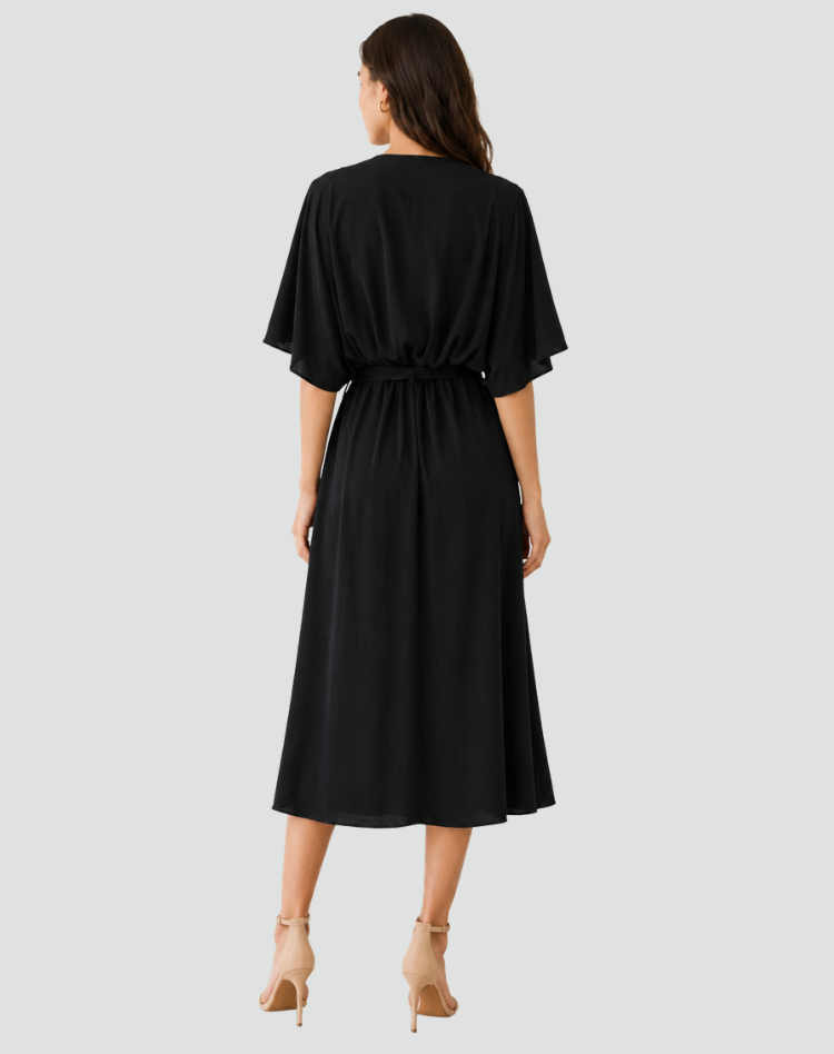 Juliette Wrap Midi Dress