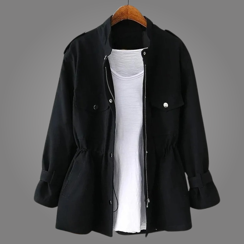Amelie Wool Blend Belted Overcoat