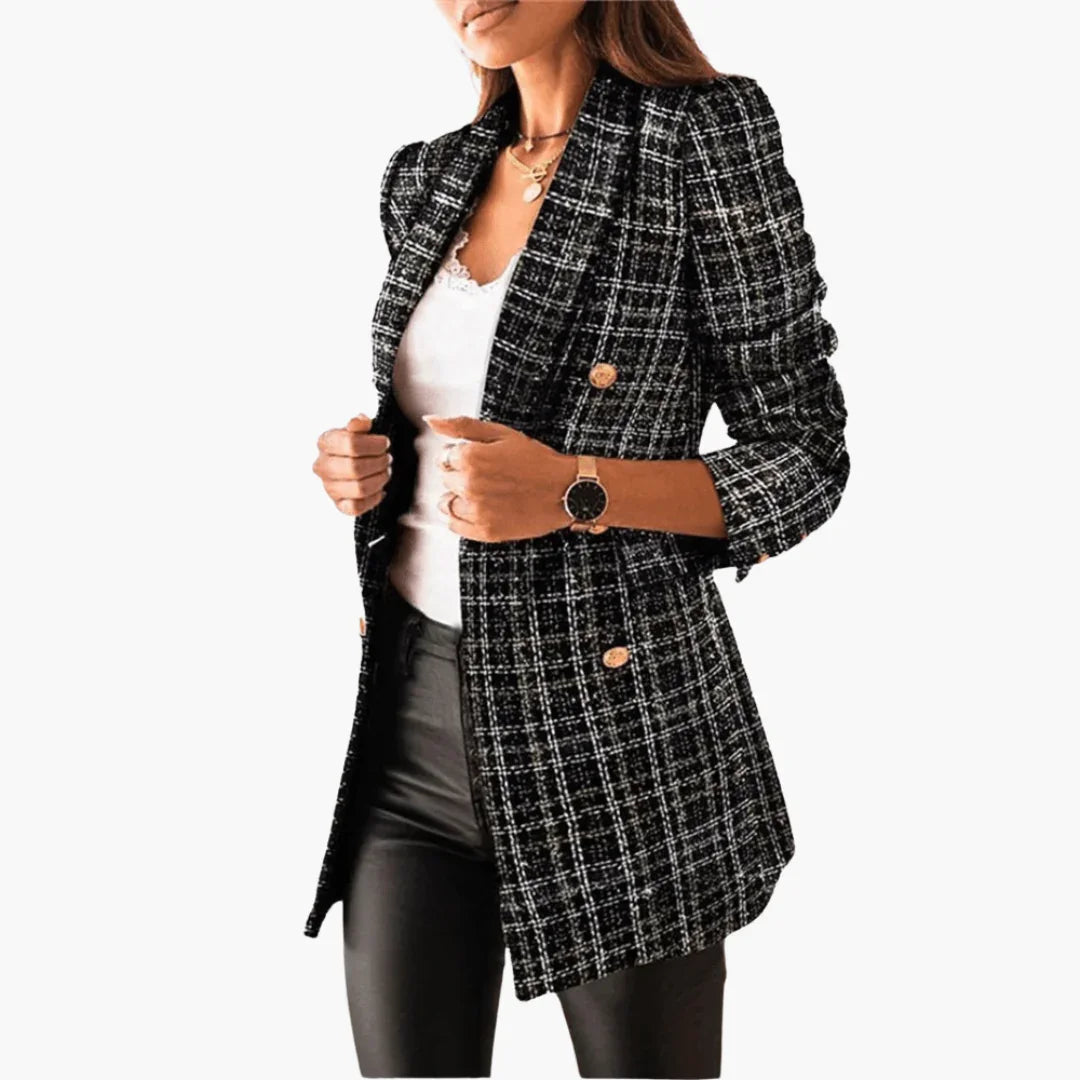 Camille Tweed Tailored Blazer