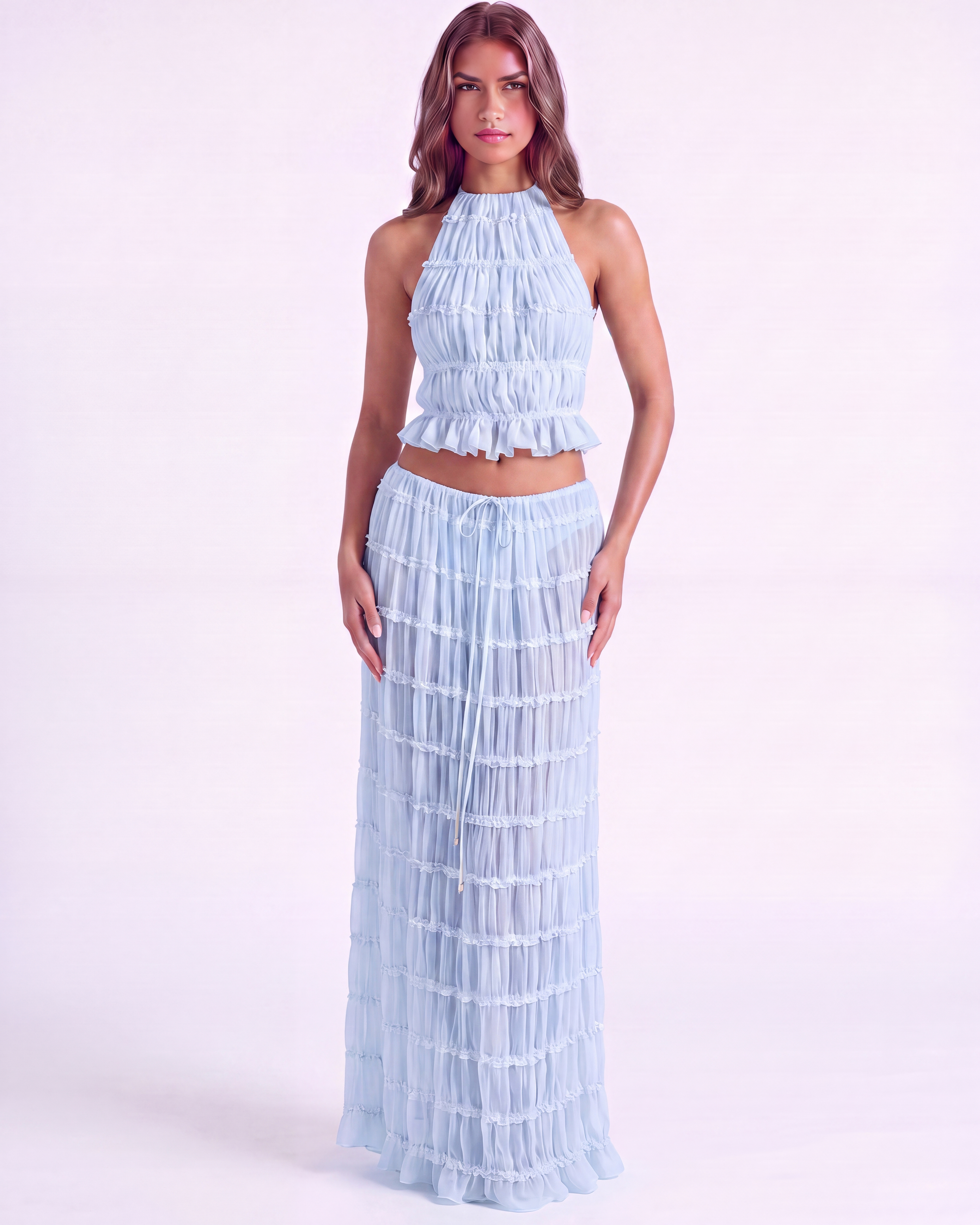 Soleil Two Piece Maxi Dress
