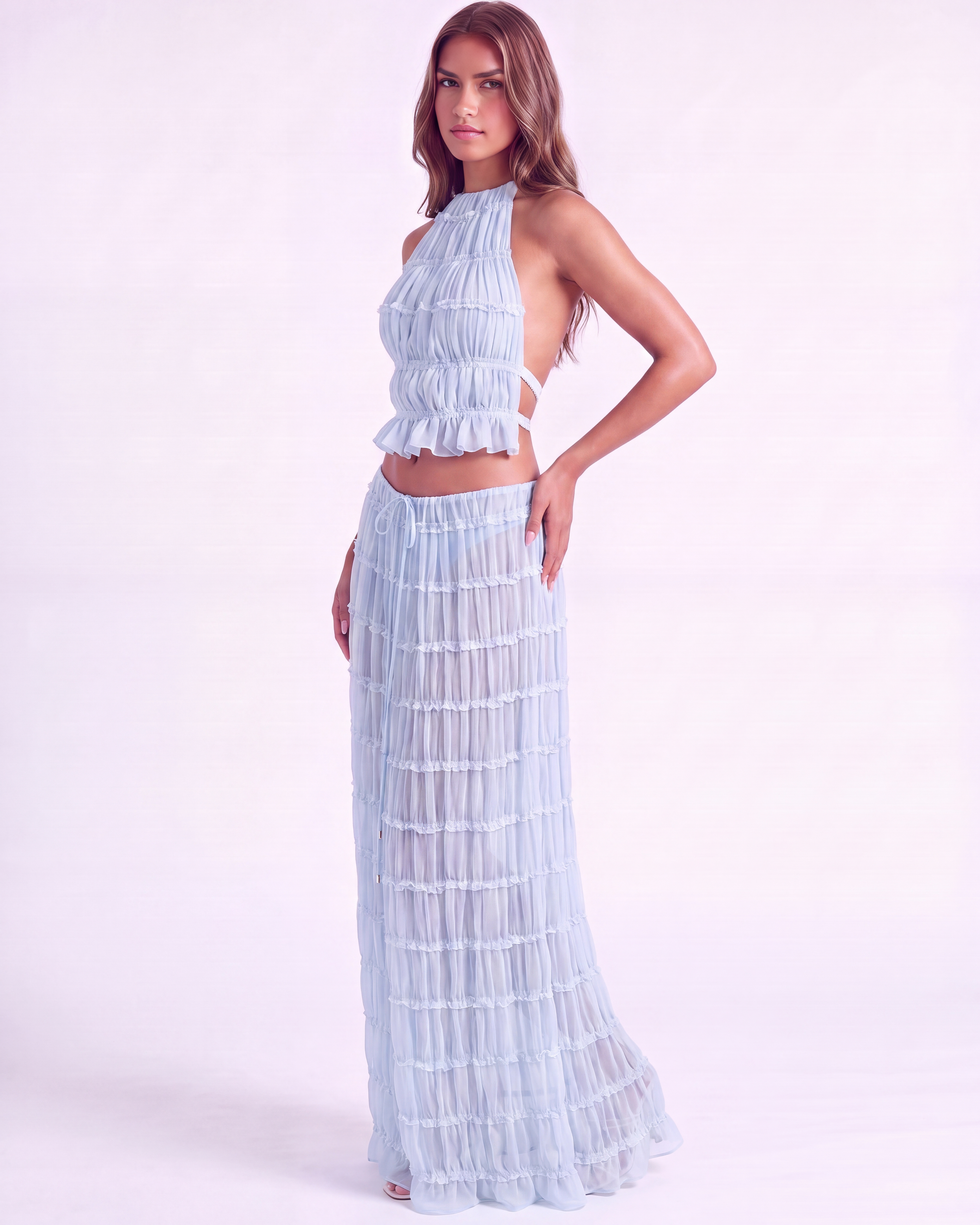 Soleil Two Piece Maxi Dress