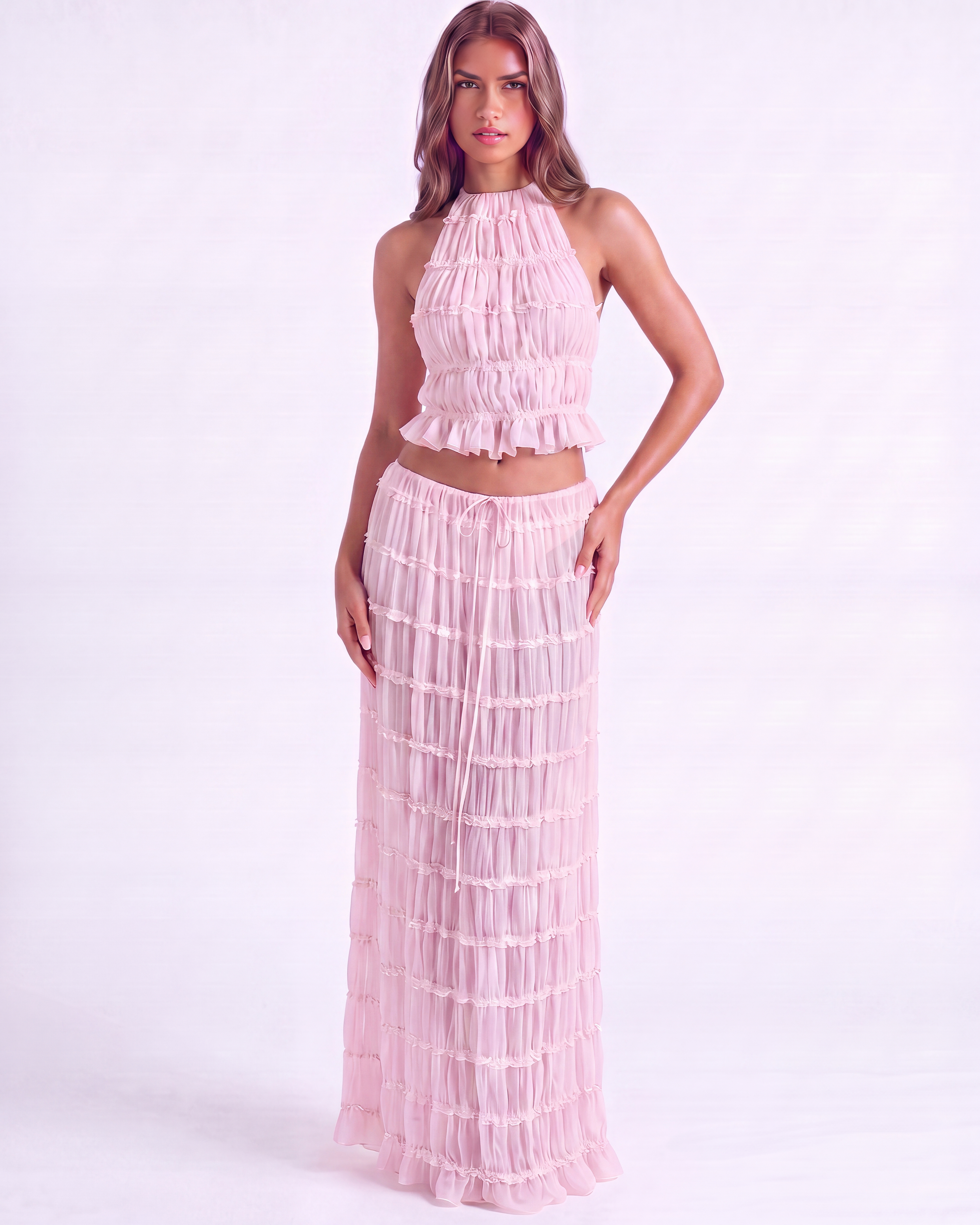 Soleil Two Piece Maxi Dress