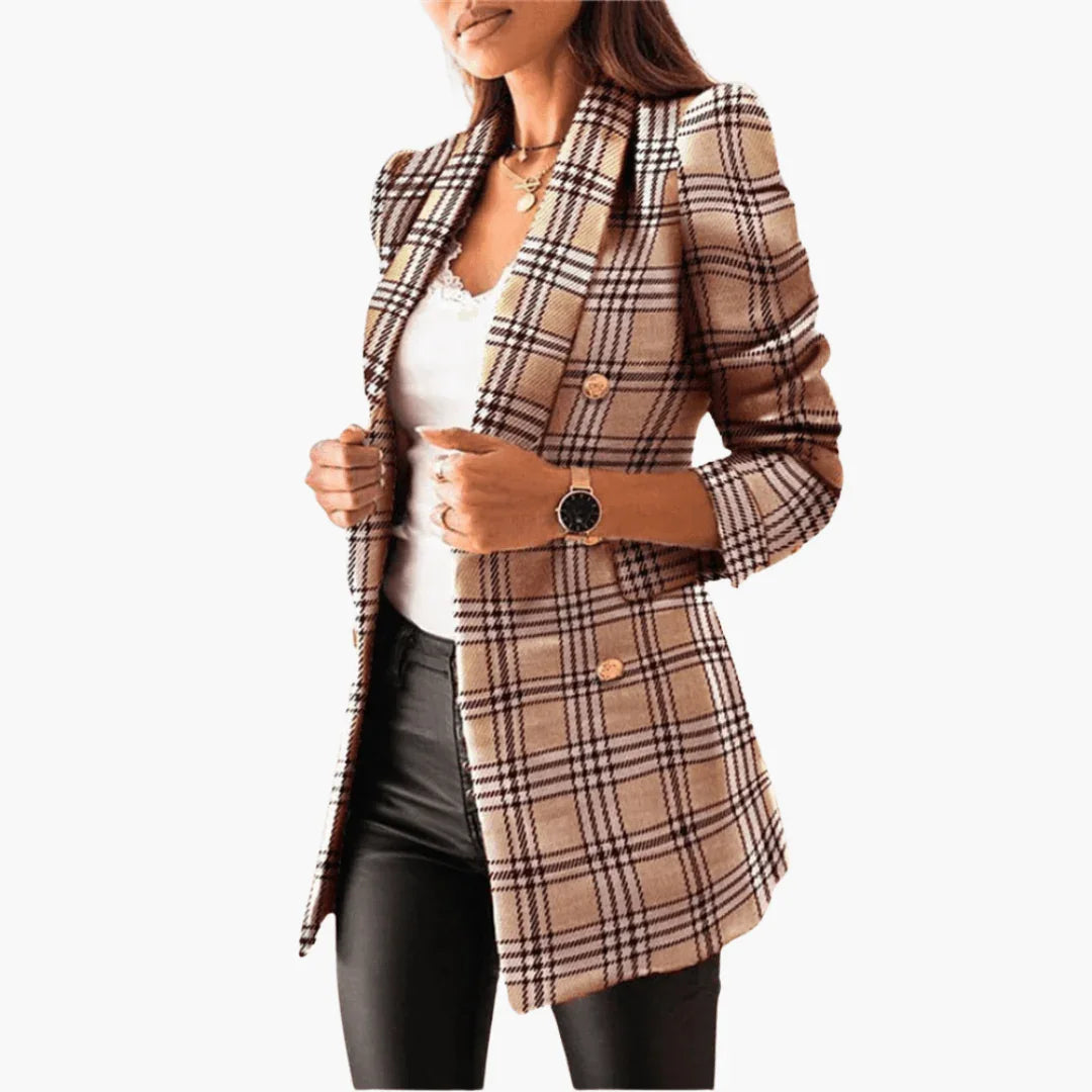 Camille Tweed Tailored Blazer