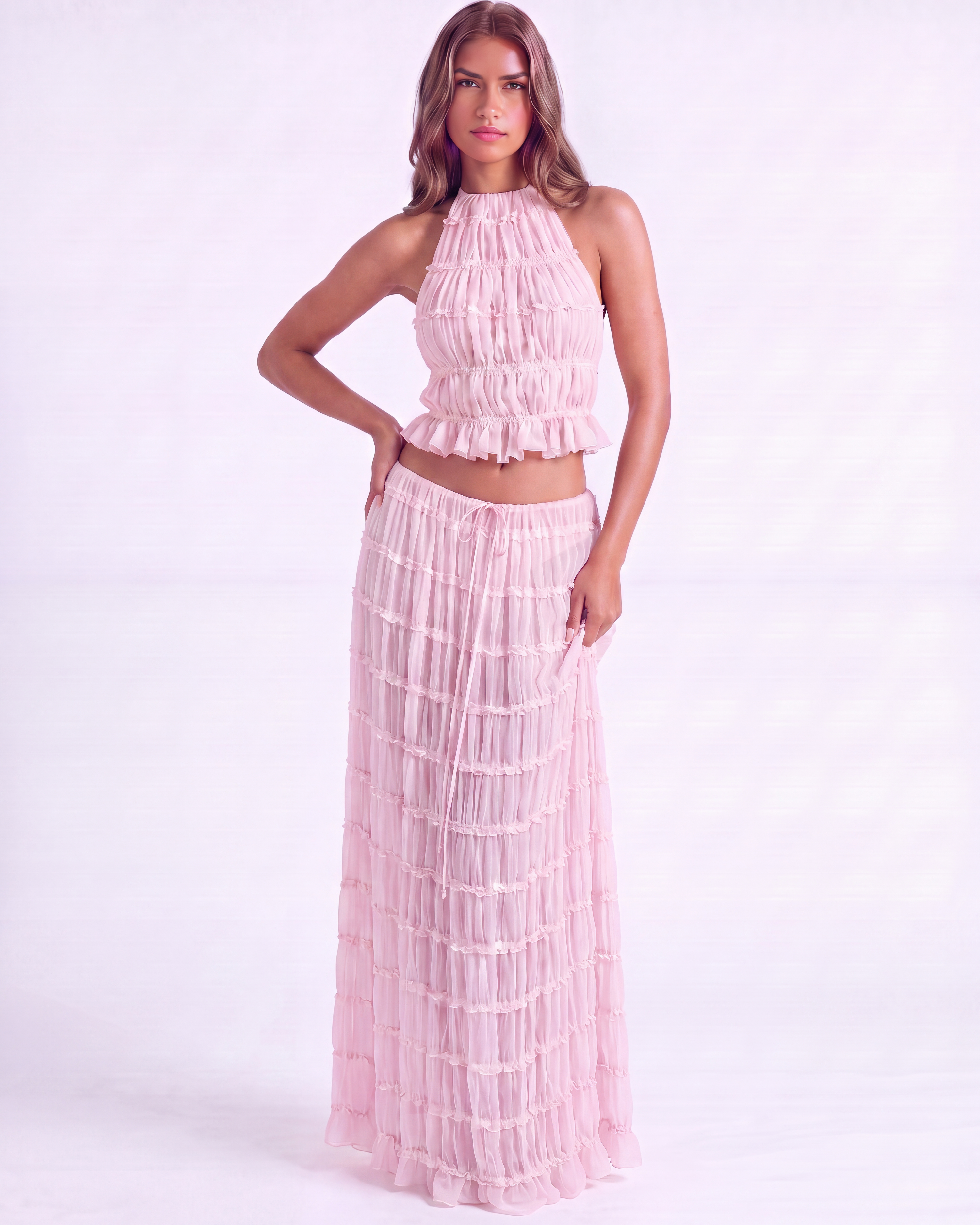 Soleil Two Piece Maxi Dress