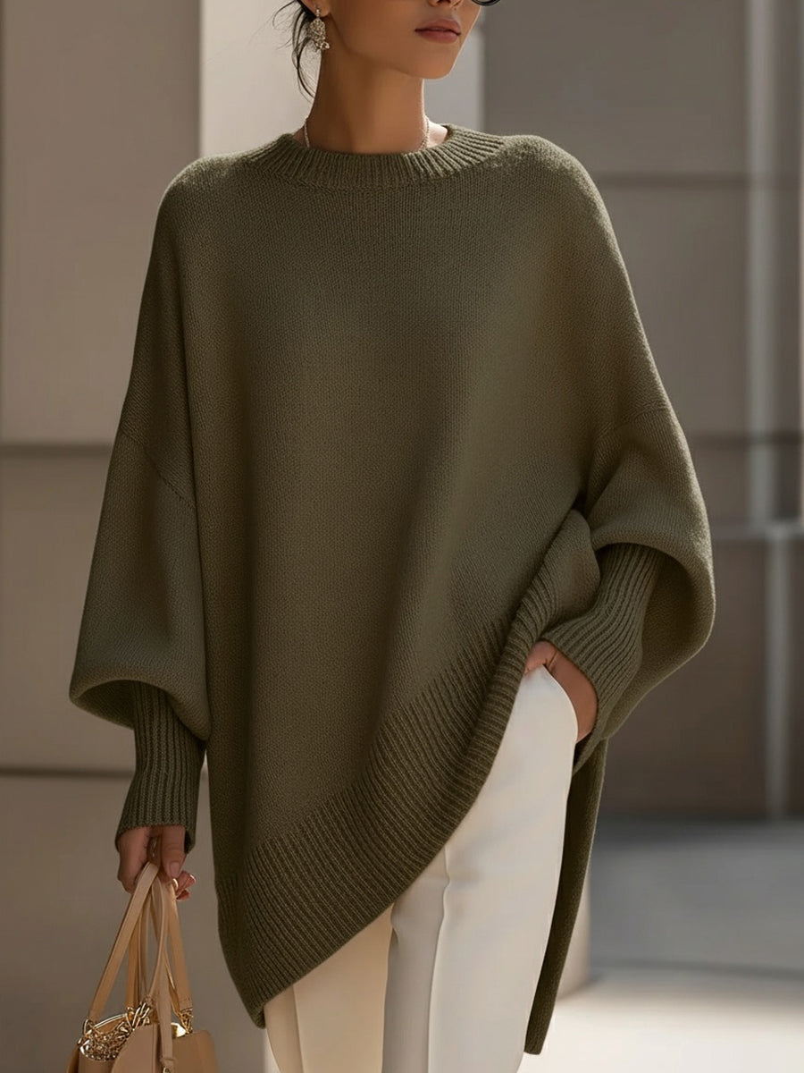 Knit Sweater – Aveline Oversized Wool Blend