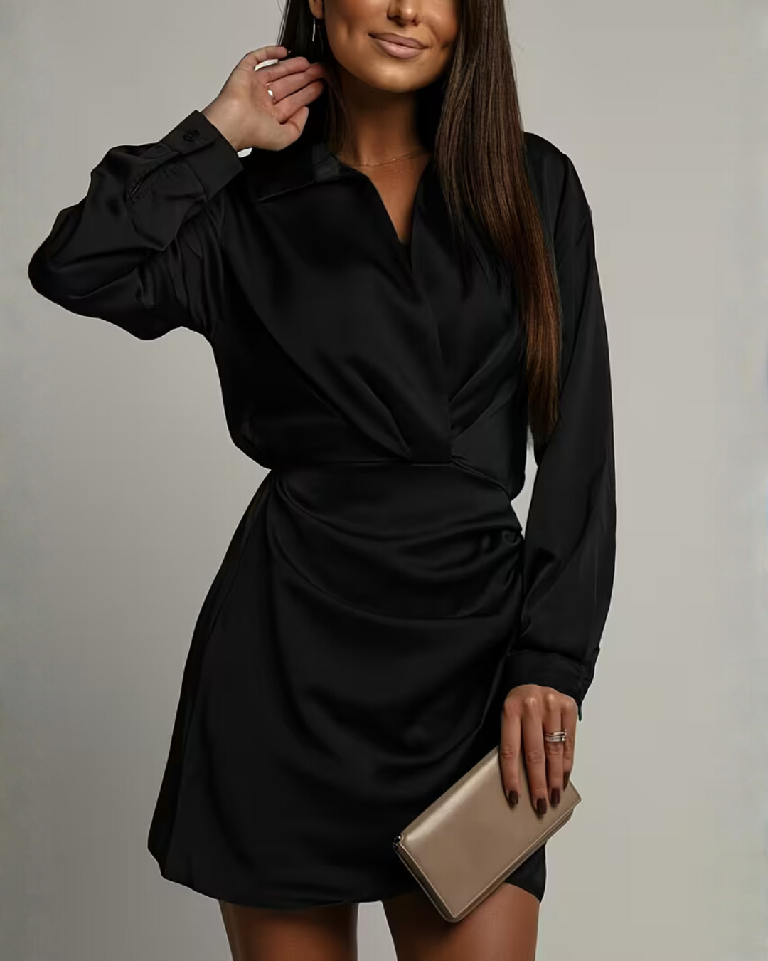 Elena Long Sleeve Mini Dress