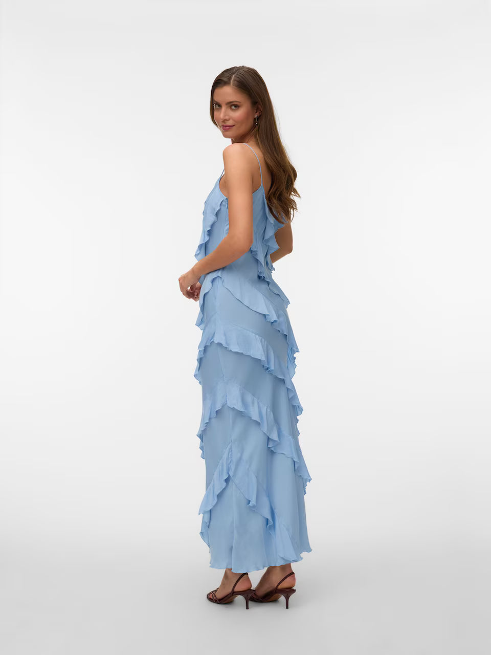 Evania | Ruffle Maxi Dress
