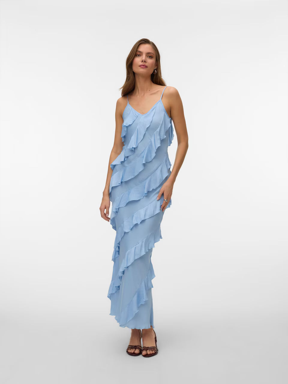 Evania | Ruffle Maxi Dress