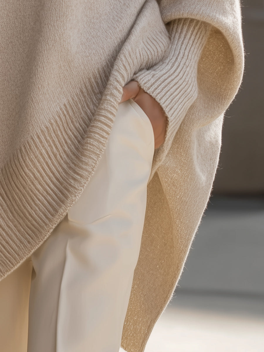 Knit Sweater – Aveline Oversized Wool Blend