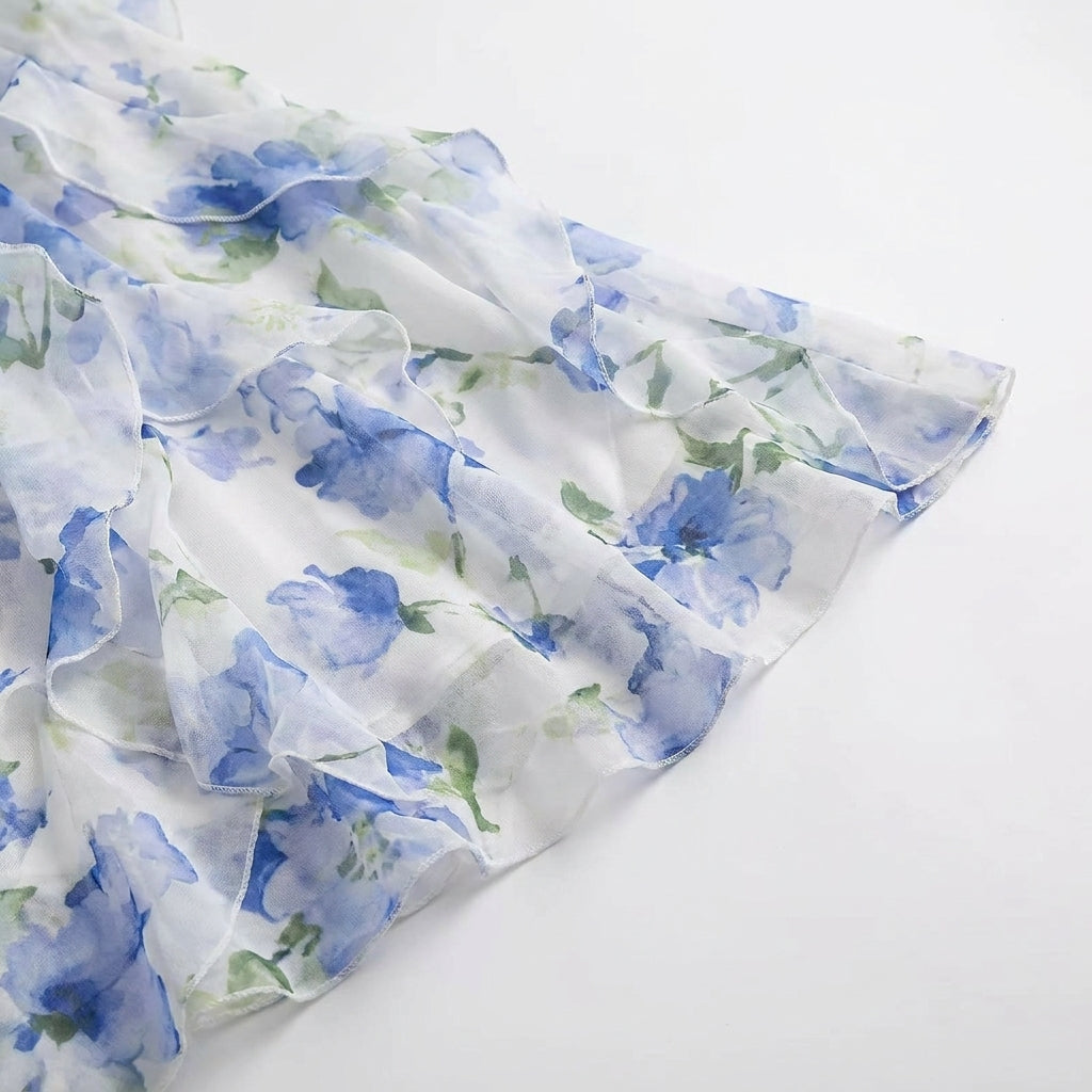 Isabella Floral Corset Maxi Dress