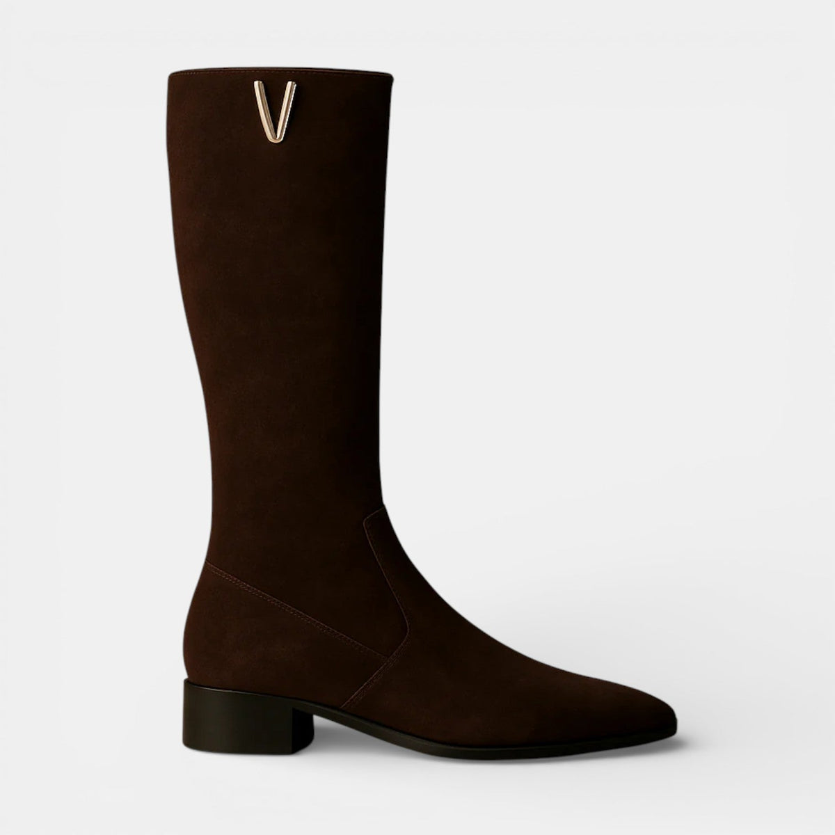 Alessia Knee-High Suede Boots
