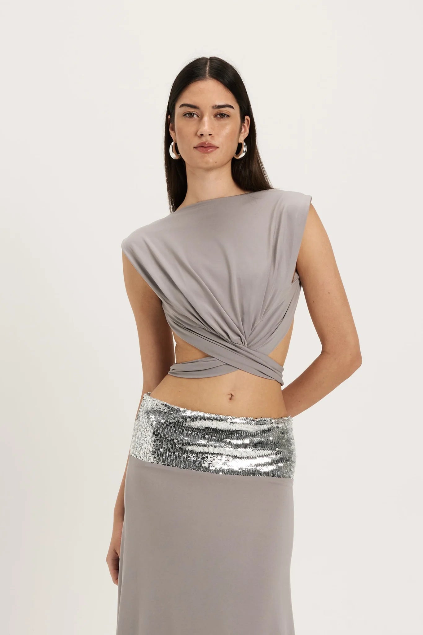 Luna | Ruched Backless dress