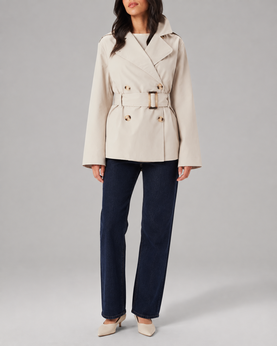 Camille Short Trench Coat