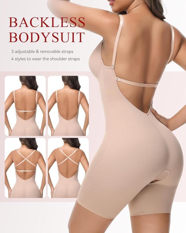 U Plunge Strapless Tummy Control Bodysuit