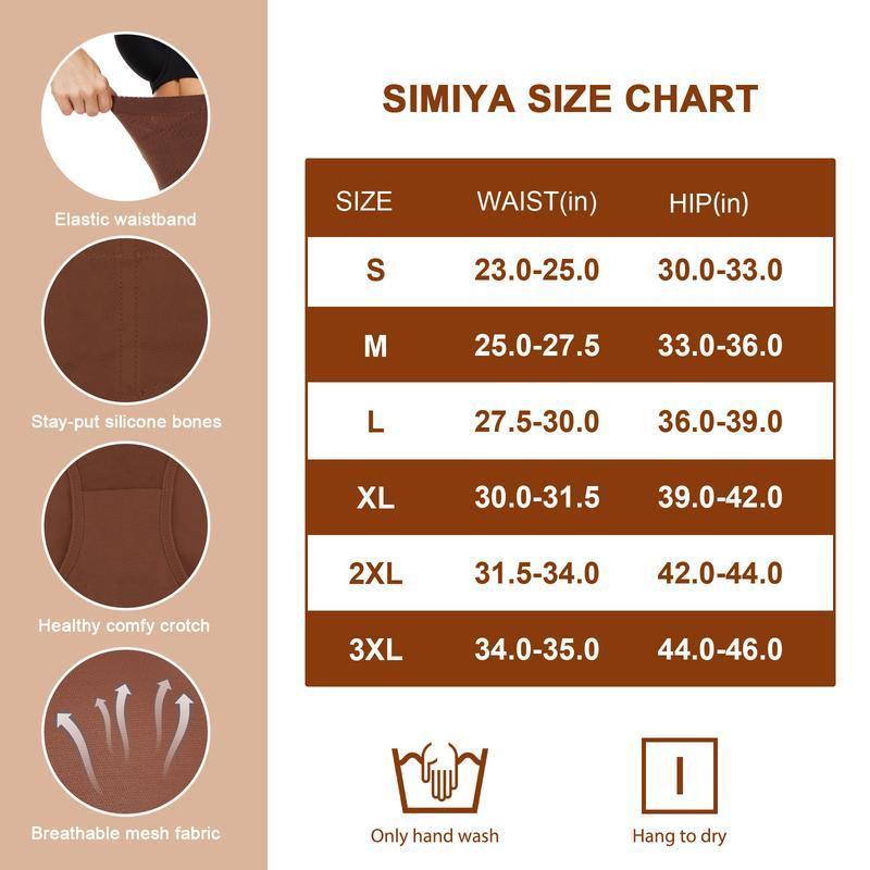 Sofia High-Waisted Shapewear Briefs – 3 Pack