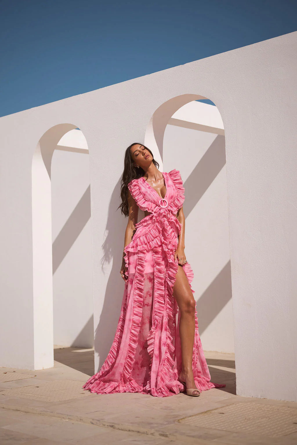 Cassia | Rosewater Maxi Dress