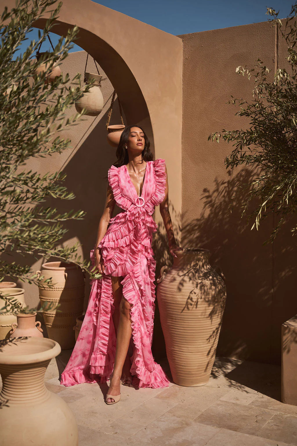 Cassia | Rosewater Maxi Dress