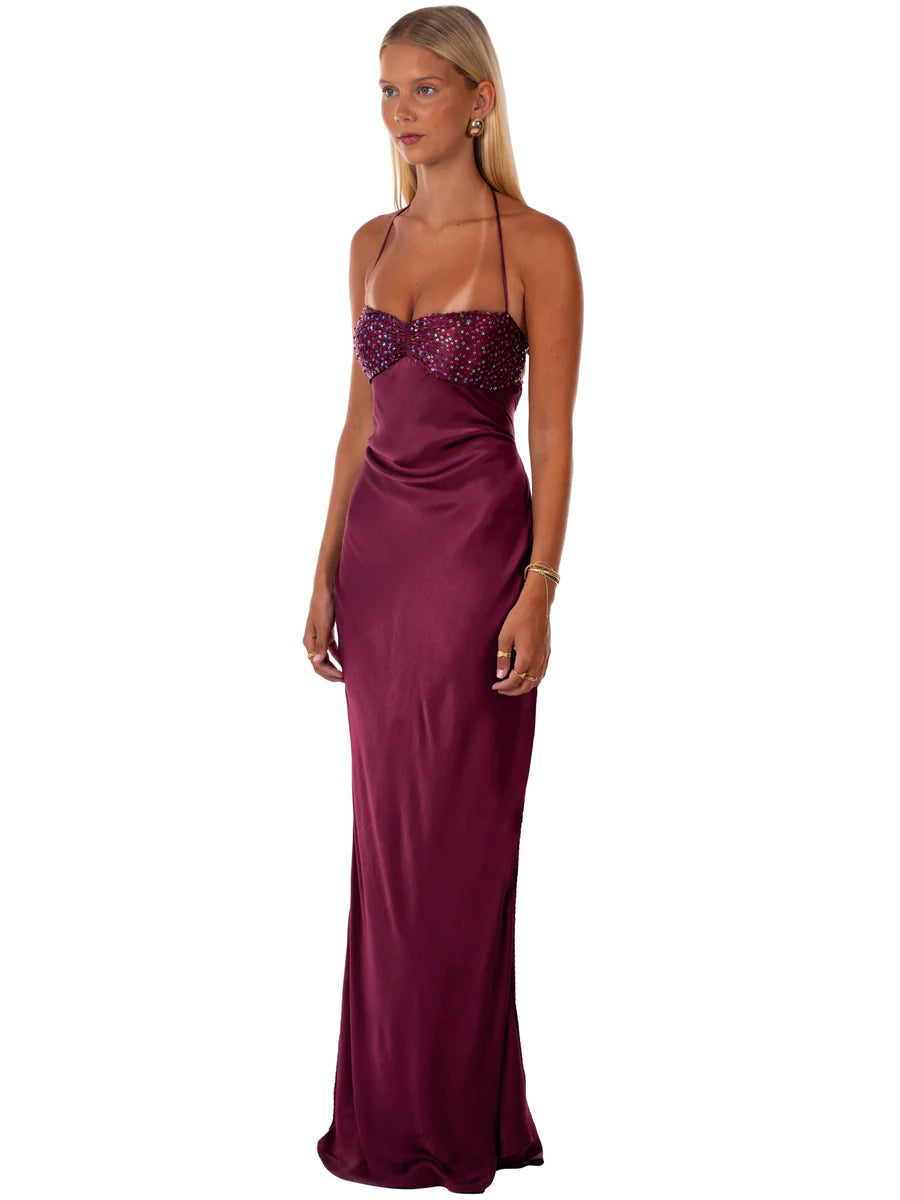 Maria | Backless Maxi Dress