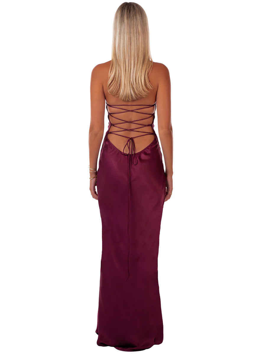 Maria | Backless Maxi Dress