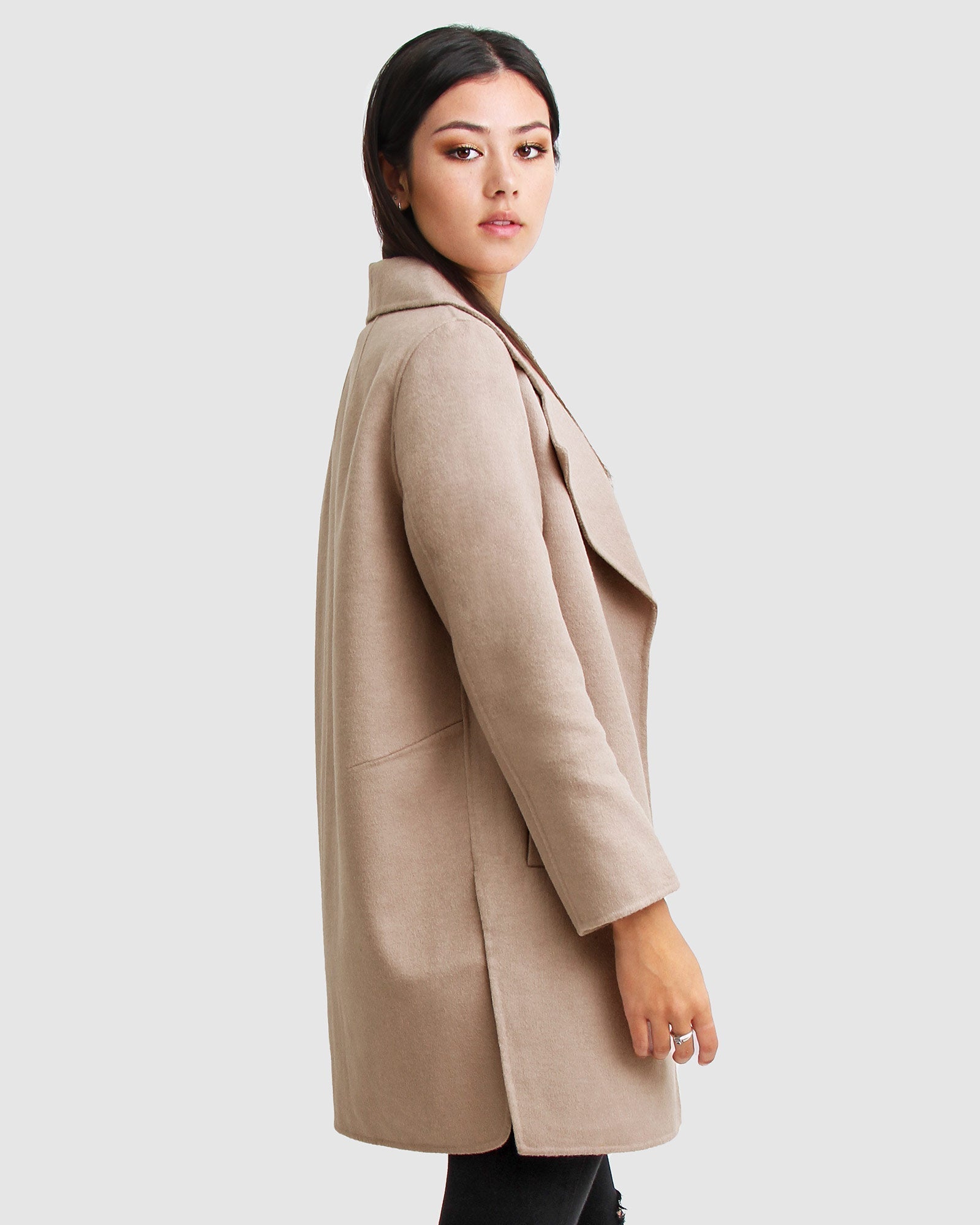 Emilia Oversized Wool-Blend Coat