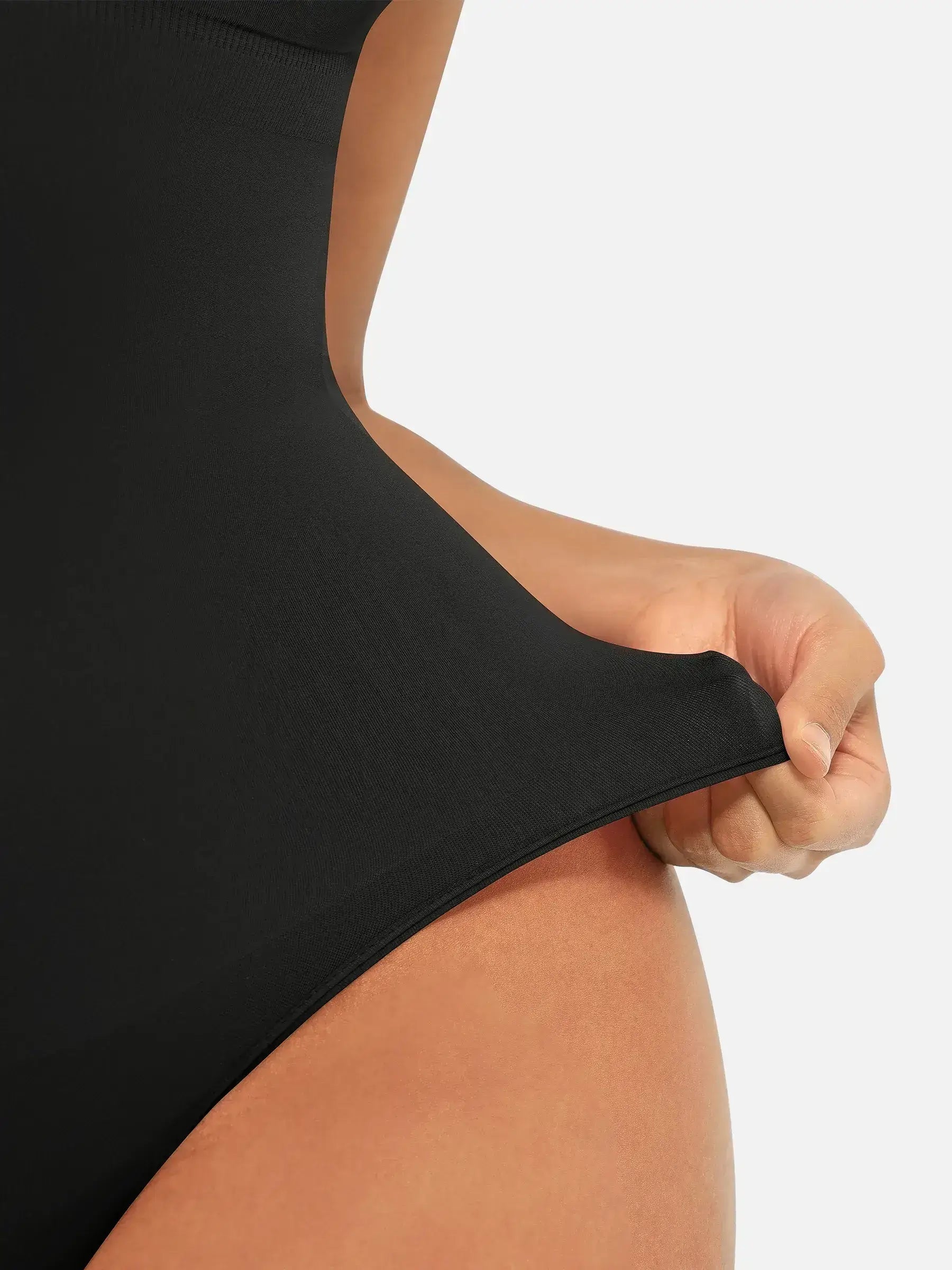 Seamless Covered Bust Jumpsuit Thong Bodysuit Fit