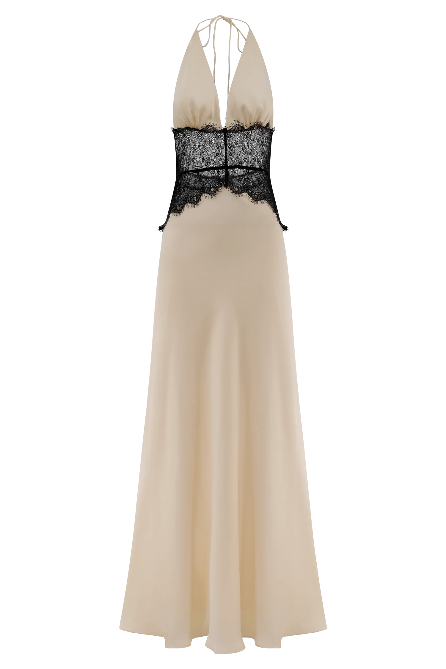 Marvelle | Lace & Satin Maxi Dress