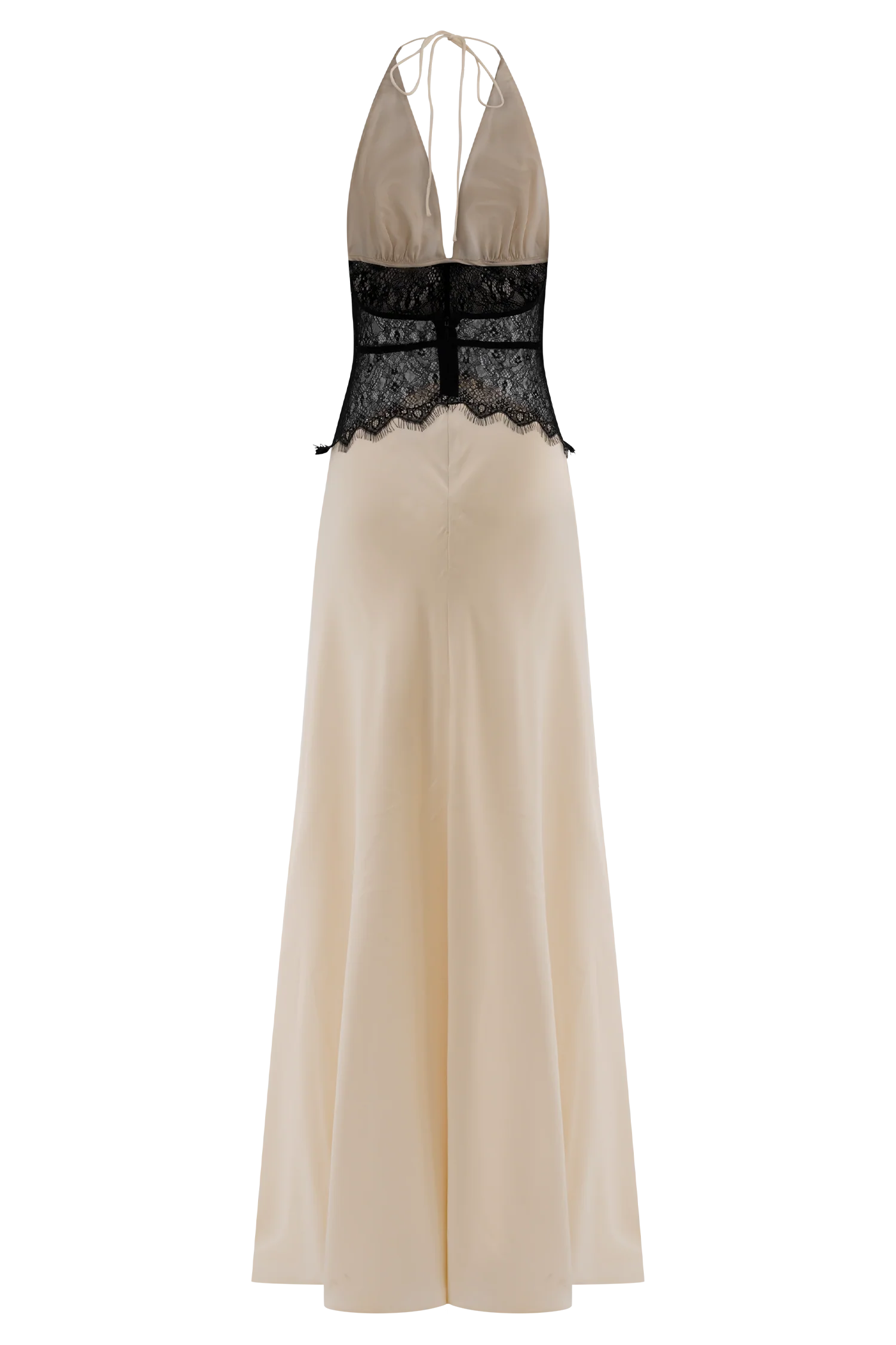 Marvelle | Lace & Satin Maxi Dress