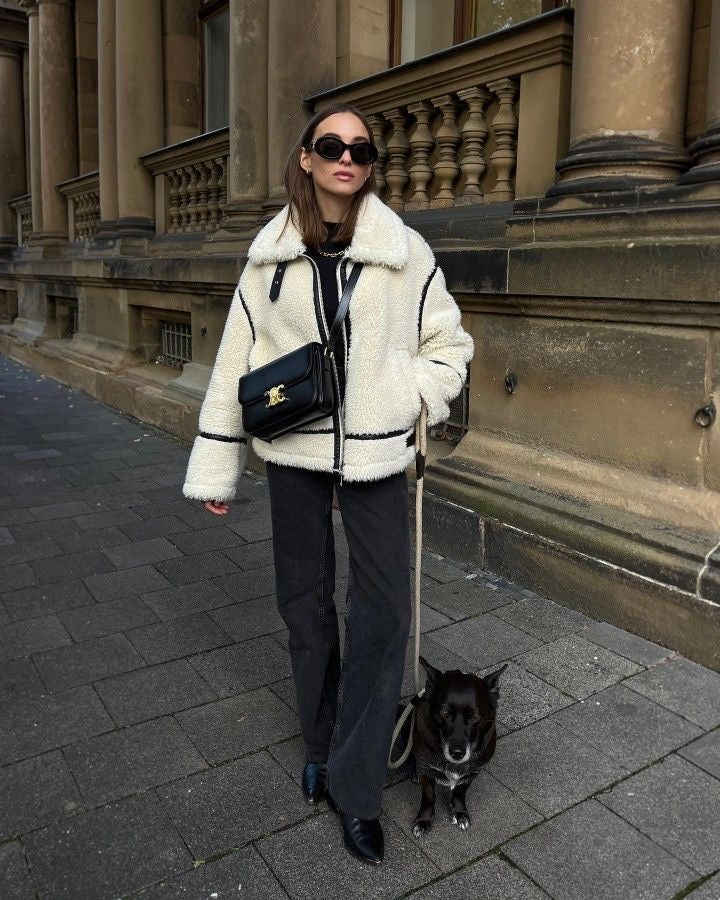 Teddy Jacket – Isabella Oversized Sherpa Jacket