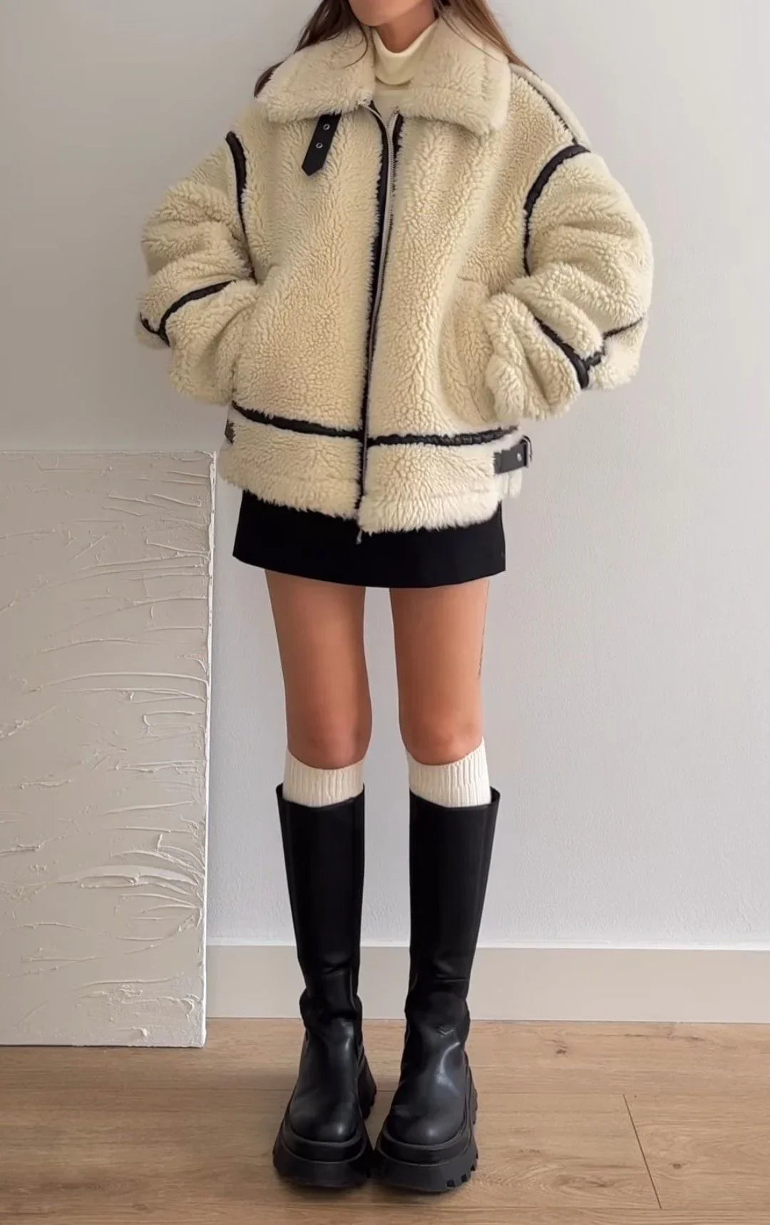 Teddy Jacket – Isabella Oversized Sherpa Jacket