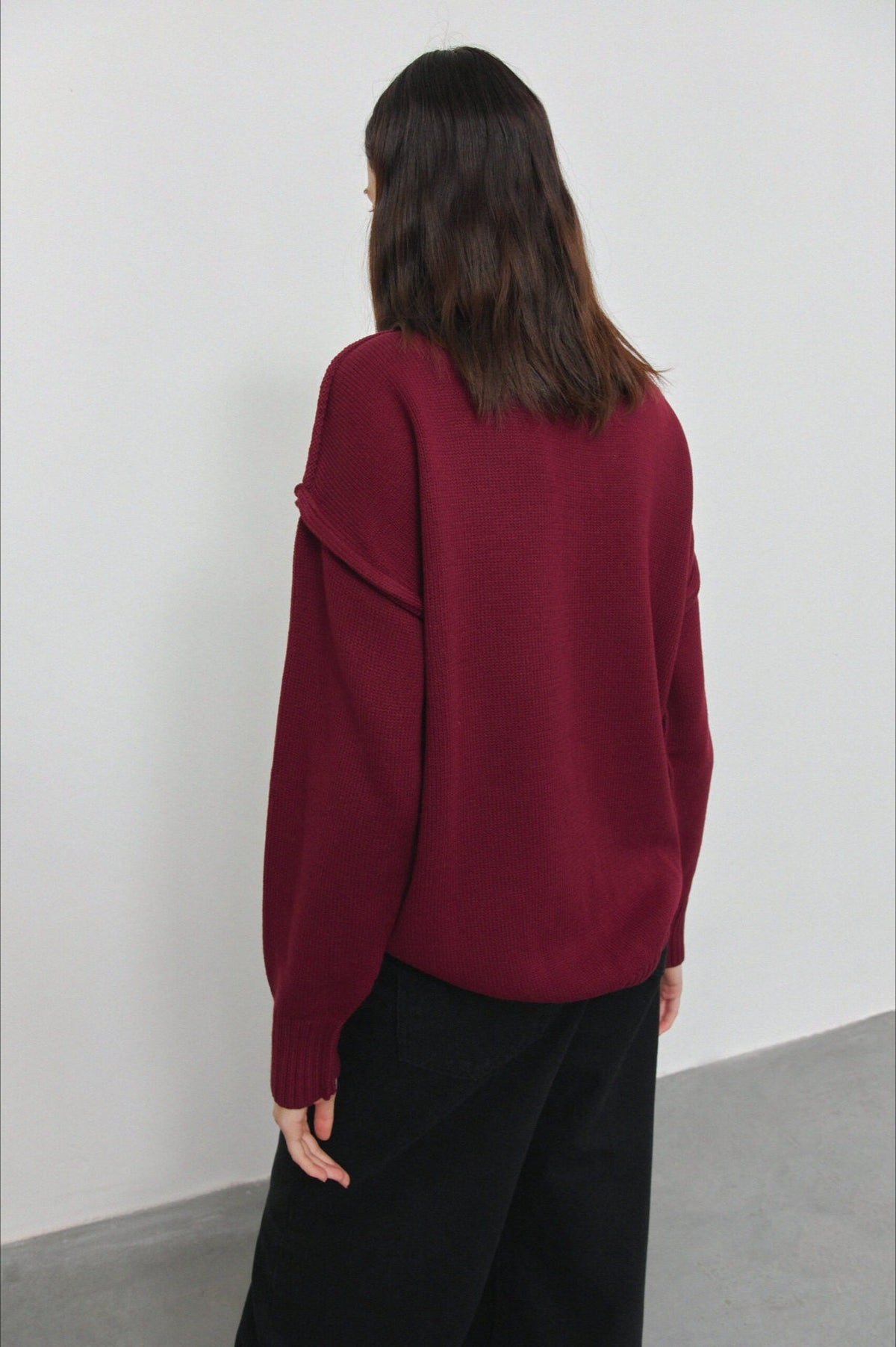 Turtleneck Sweater – Emilia Oversized Knit Jumper