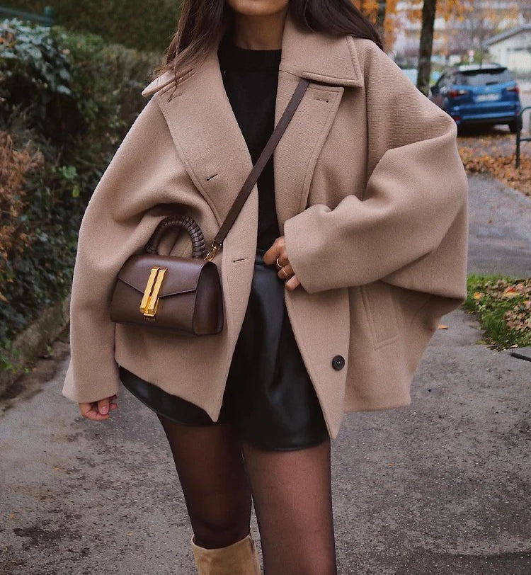 Patricia Oversized Wool-Blend Blazer