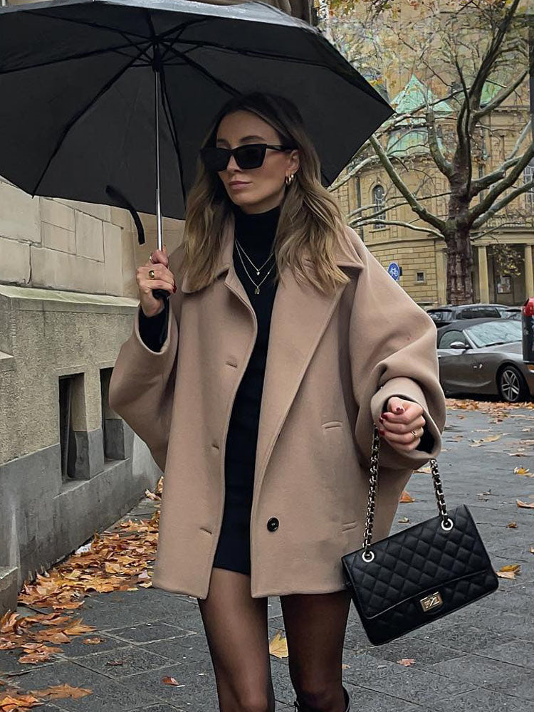 Patricia Oversized Wool-Blend Blazer