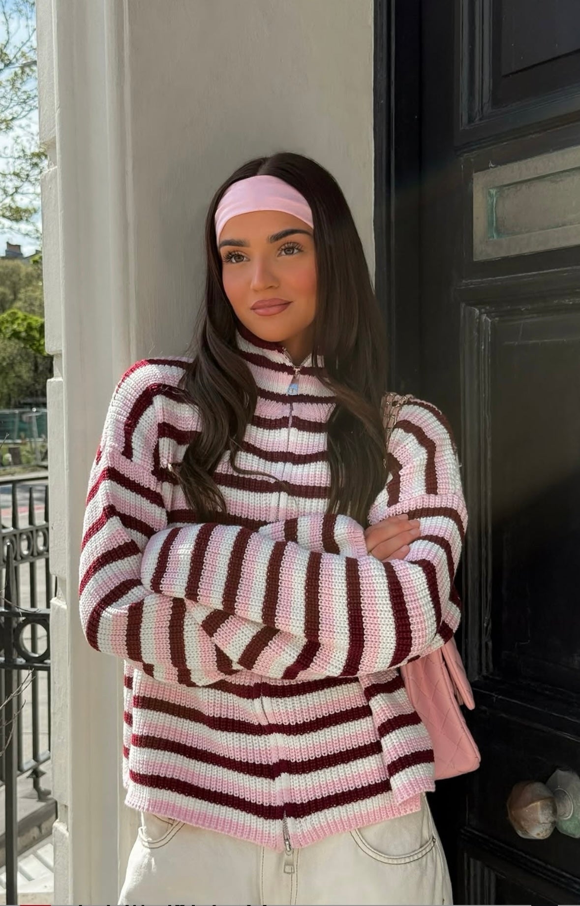 Tori Striped Chunky Knit Sweater