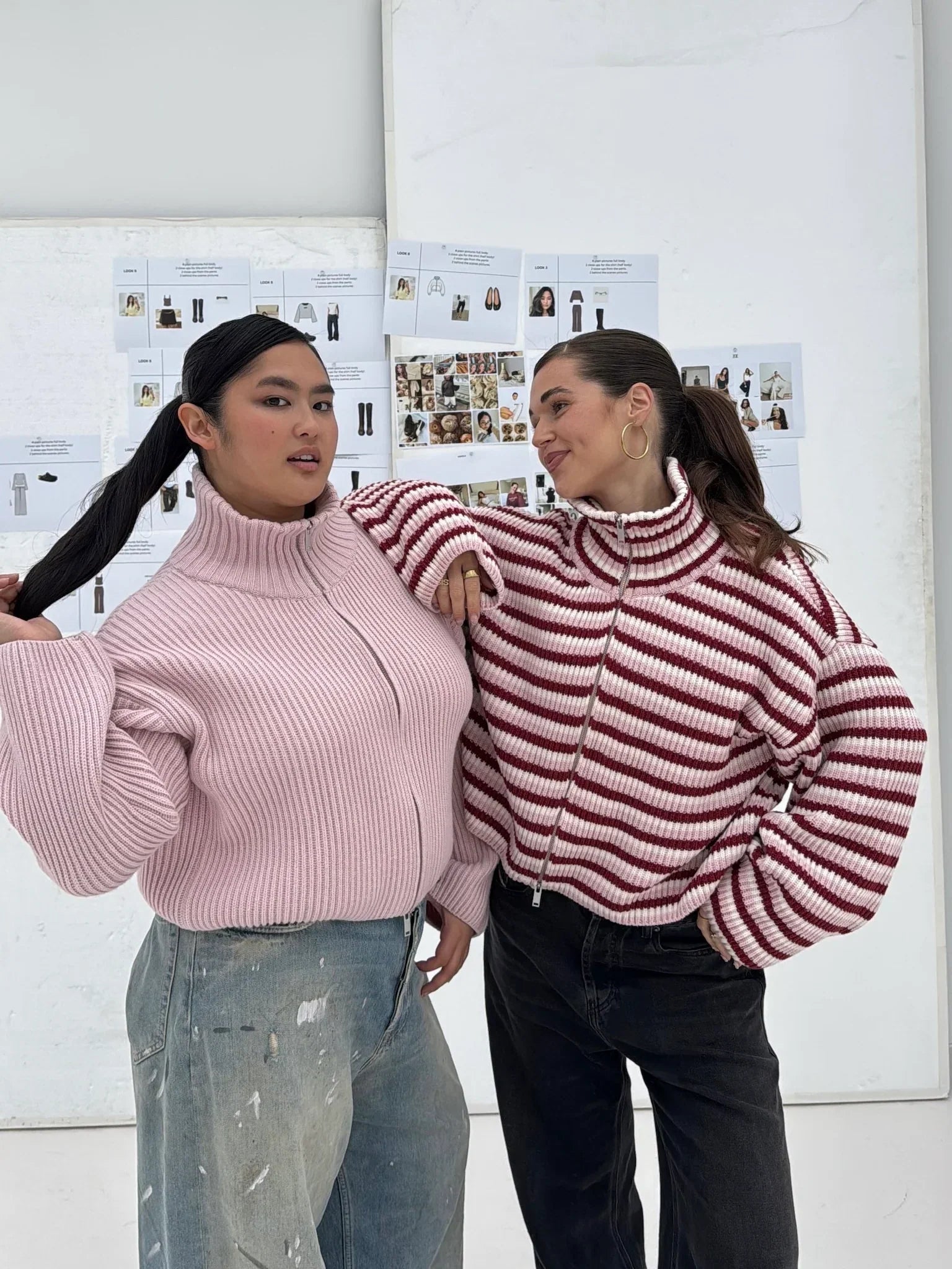 Tori Striped Chunky Knit Sweater