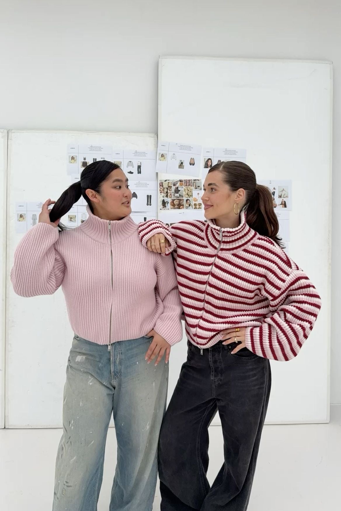 Tori Striped Chunky Knit Sweater