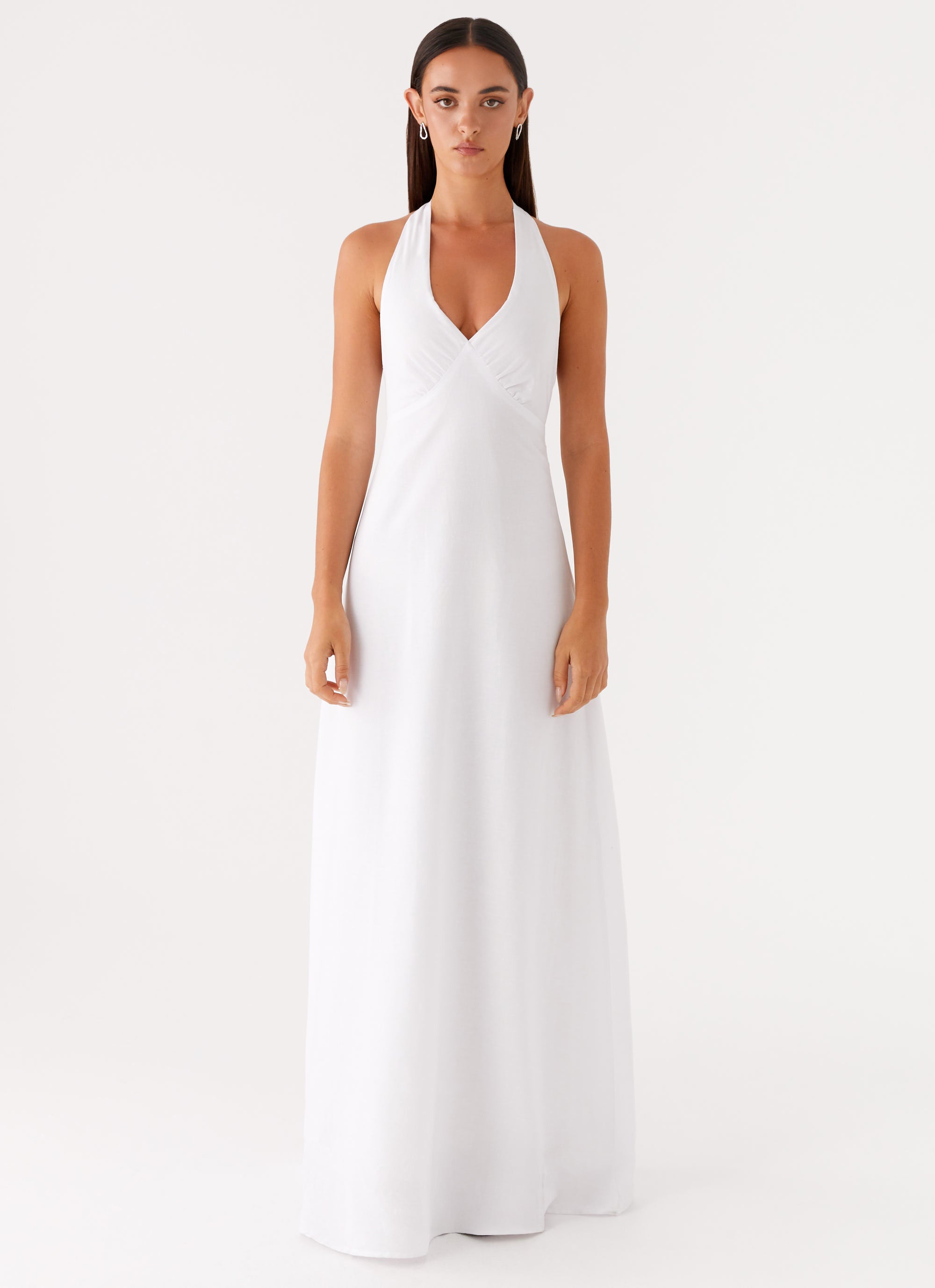 Dorina Linen Maxi Dress