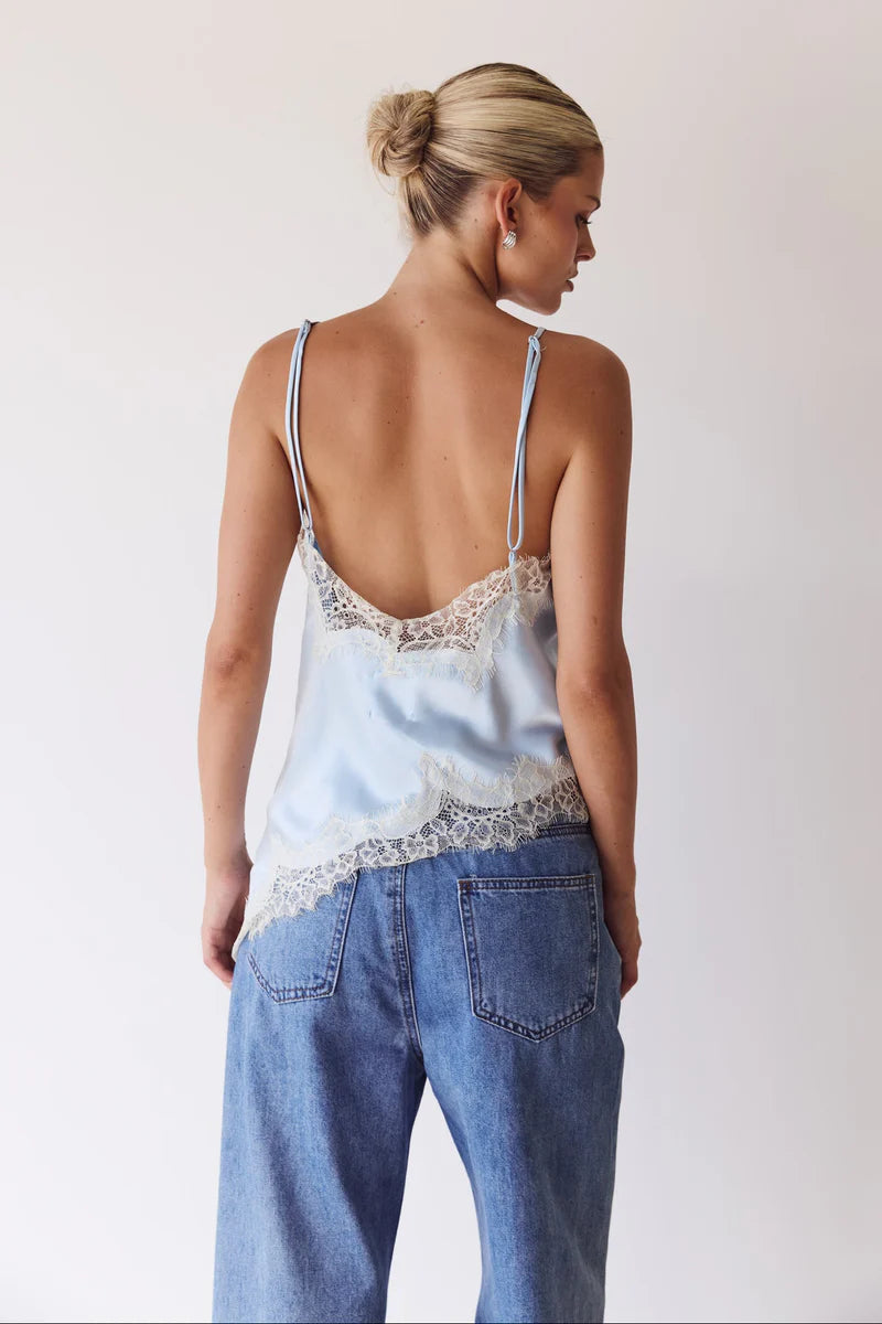 Solea | Lace Trim Camisole Top