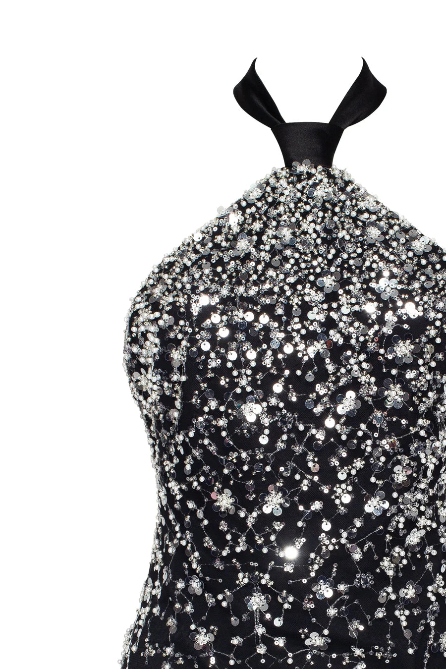 Lunaria | Halterneck Lace Mini Dress