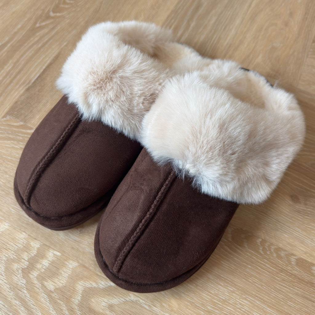Slippers – Calista Suede Shearling