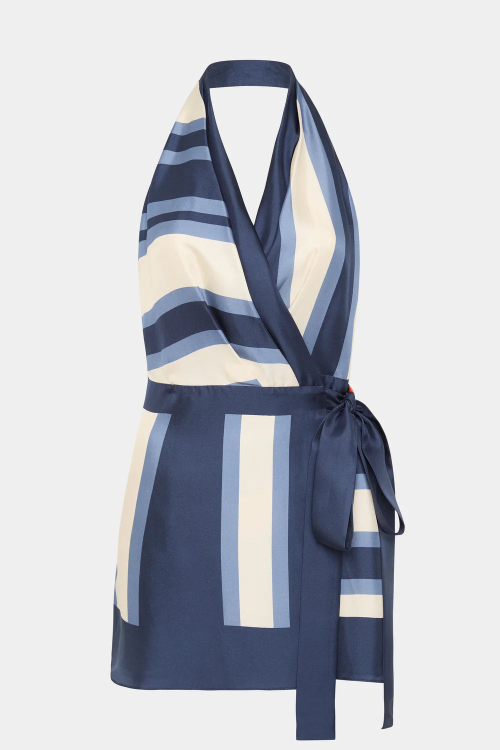 Mila | Effortless Wrap Halter Mini Dress