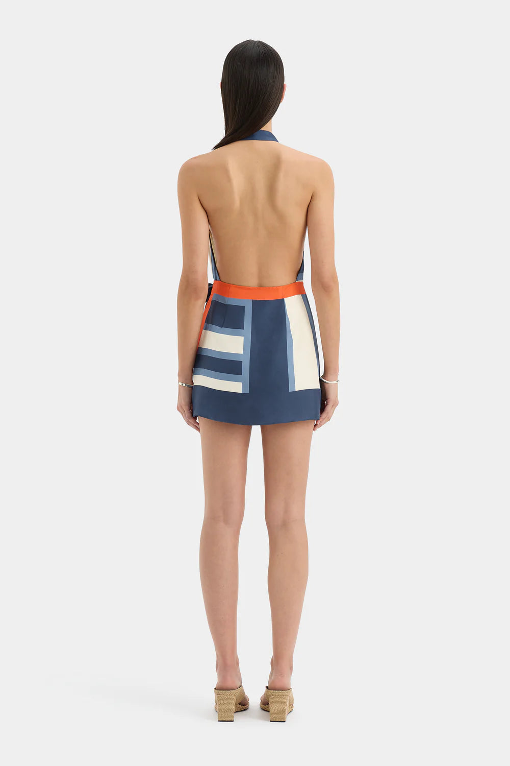 Mila | Effortless Wrap Halter Mini Dress