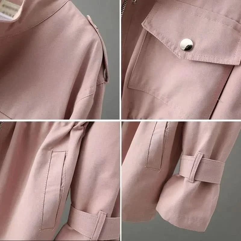 Amelie Wool Blend Belted Overcoat