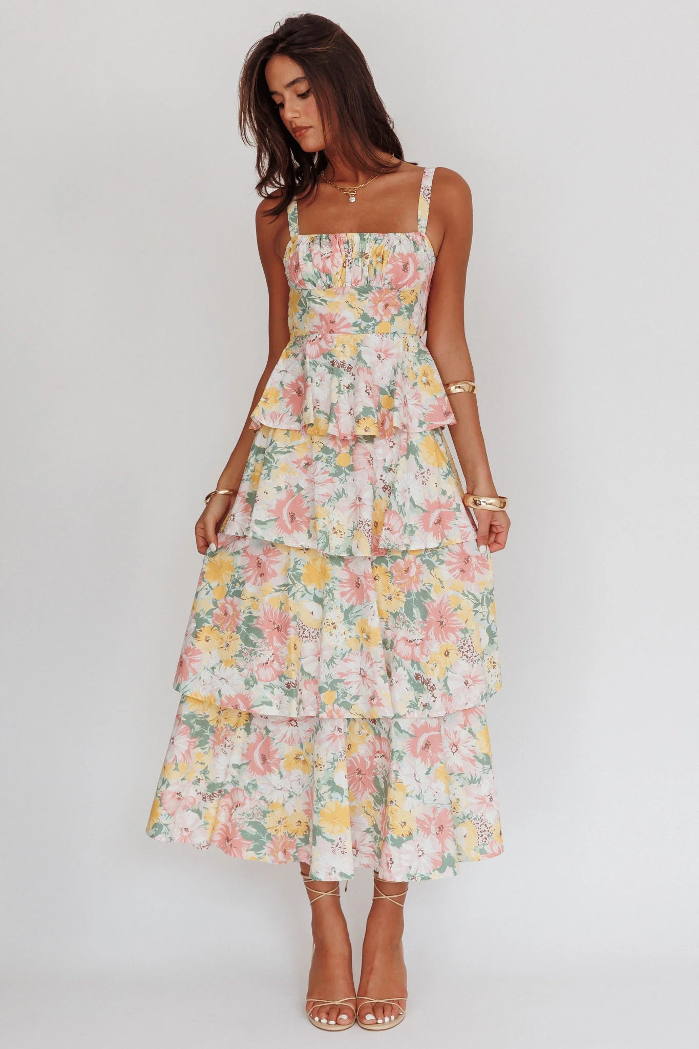 Elise | Provence Bloom Maxi Dress