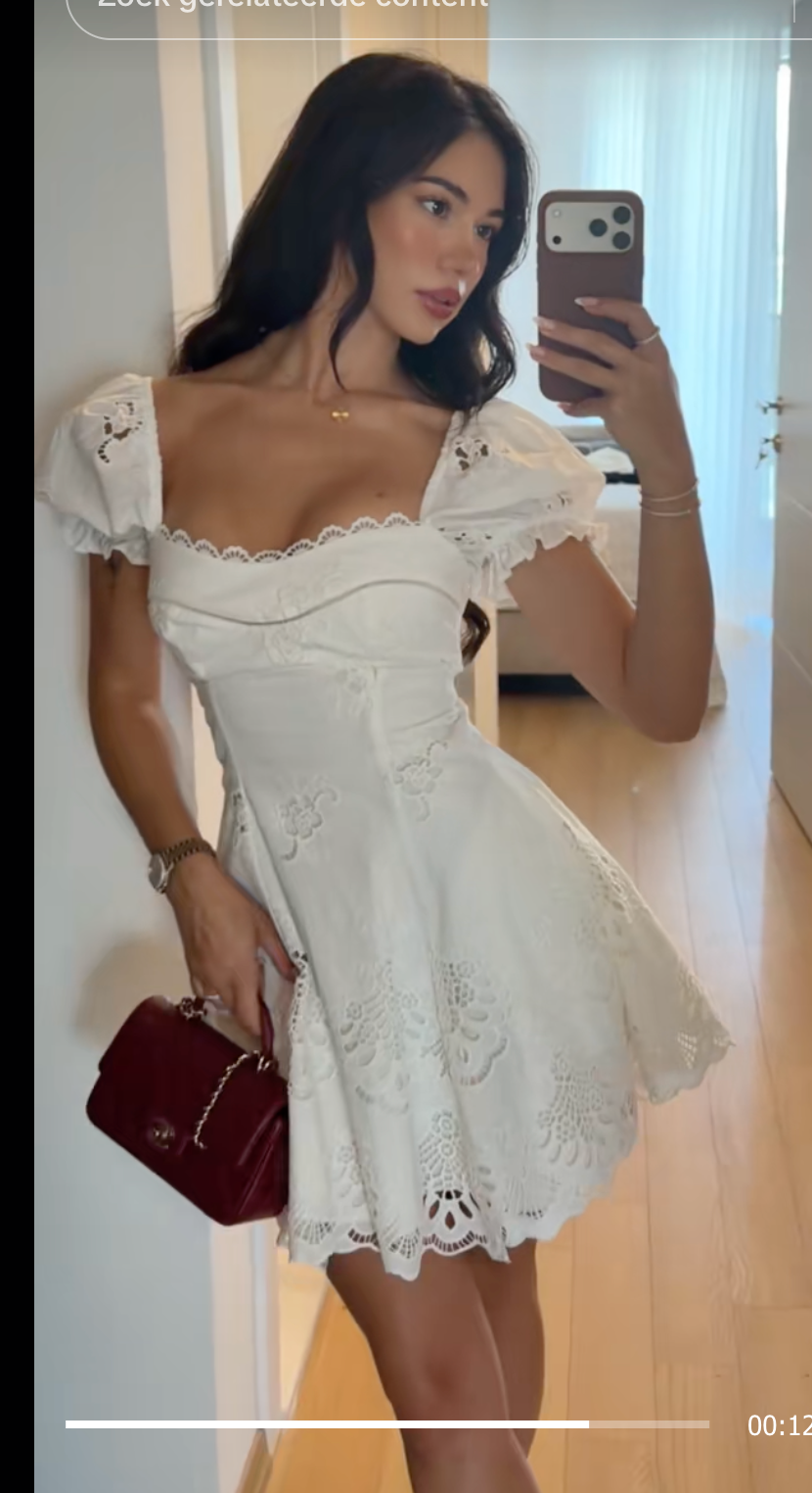 Lavina | Broderie Mini Dress